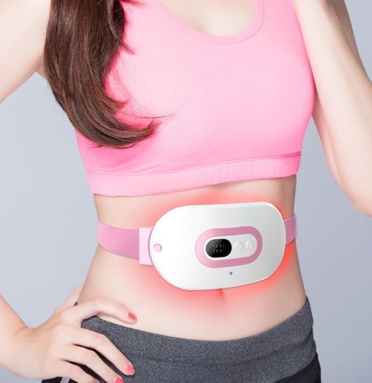 Electrothermal Magnetic Therapy Hot Compress Vibration Massage Heating Belt Aunt Warm Palace Machine Massage Belt Warm Palace Treasure Gift