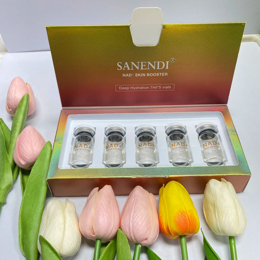 Newest NAD+ Serum For Facial Lifting NAD Plus PDRN Essence Dr.Pen Serum for Aging Dull Skin 5 Vials