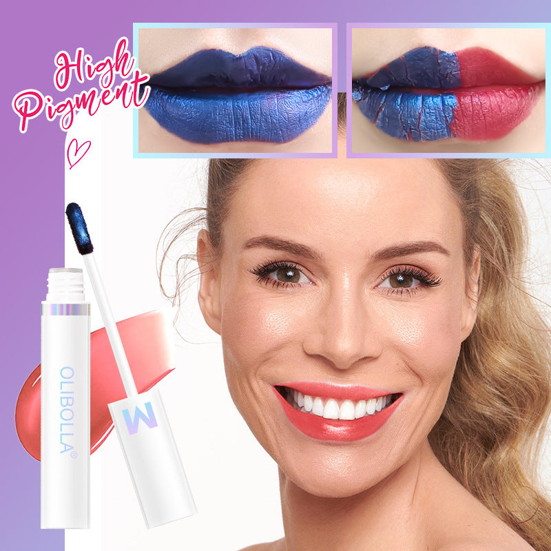 Ripped Lip Glaze 9 Color Ripped Matte Dyeing Lip Gloss Lip Film Lasting Waterproof No Falling No Falling