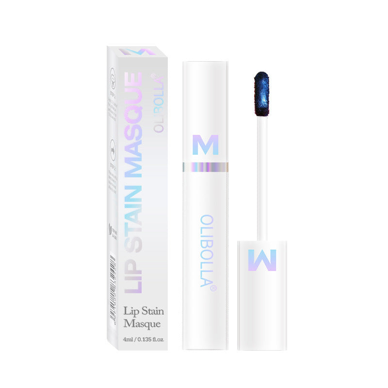 Ripped Lip Glaze 9 Color Ripped Matte Dyeing Lip Gloss Lip Film Lasting Waterproof No Falling No Falling