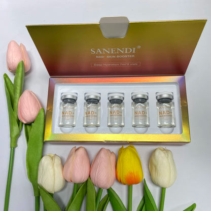 Newest NAD+ Serum For Facial Lifting NAD Plus PDRN Essence Dr.Pen Serum for Aging Dull Skin 5 Vials