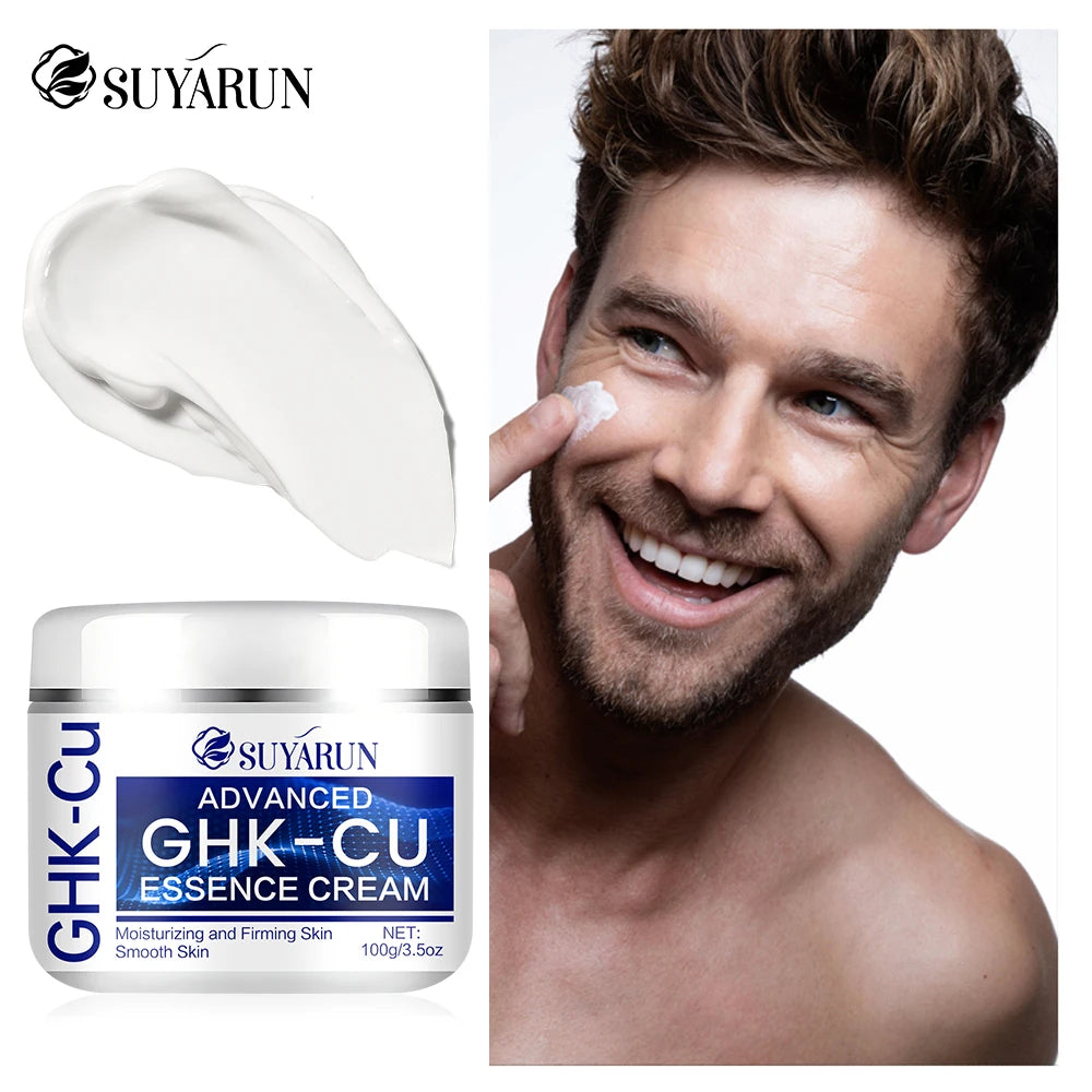 GHK-CU Cream - Anti-aging facial moisturizer, firming and moisturizing for all skin types, suitable for men and women.