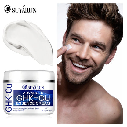 GHK-CU Cream - Anti-aging facial moisturizer, firming and moisturizing for all skin types, suitable for men and women.