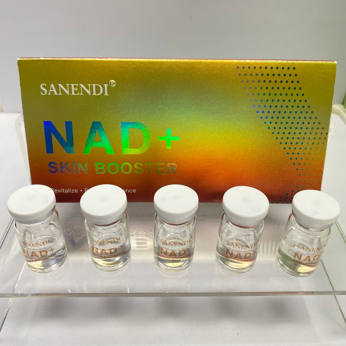 Newest NAD+ Serum For Facial Lifting NAD Plus PDRN Essence Dr.Pen Serum for Aging Dull Skin 5 Vials