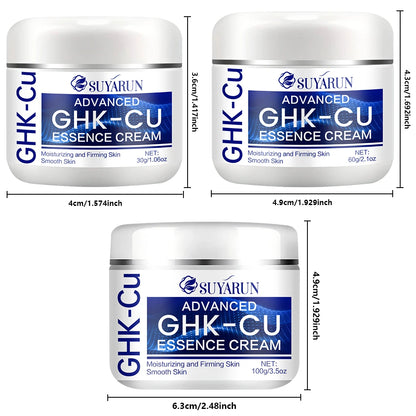 GHK-CU Cream - Anti-aging facial moisturizer, firming and moisturizing for all skin types, suitable for men and women.